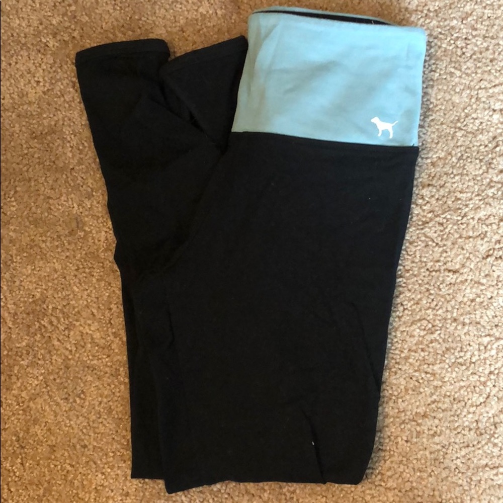 PINK COTTON CROPPED LEGGINGS